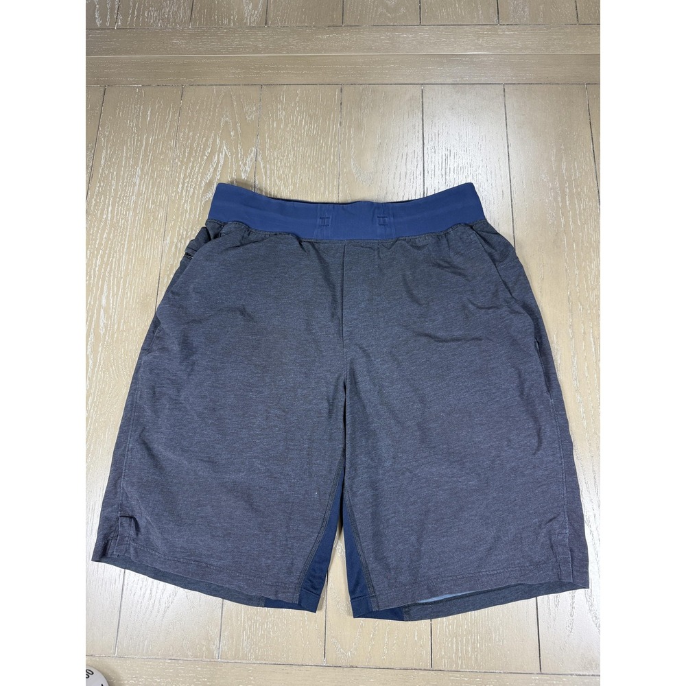 Lululemon Pace Breaker Shorts Mens Small Navy Charcoal Athletic Lightweight